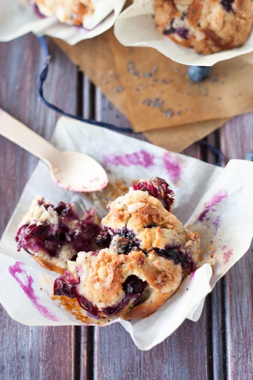 muffins myrtilles, pavot et fruits de la passion4