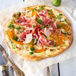 Pizza Courge-Jambon de Parme & Pesto de Cresson